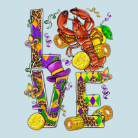Love Crawfish Mardi Gras Ladies Tee | Teevron