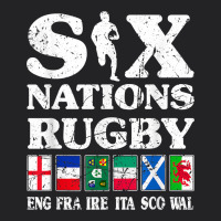 Rugby 6 Nations England France Ireland Italy Scotland Wales T Shirt Vintage Tee | Teevron