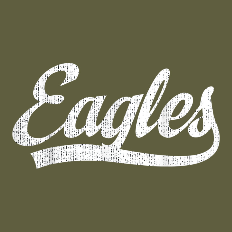 Eagles School Sports Fan Team Spirit Mascot Gift Vintage Tee by linhVisuals | Teevron