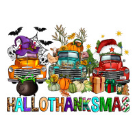 Hallothanksmas Trucks Zipper Hoodie | Teevron