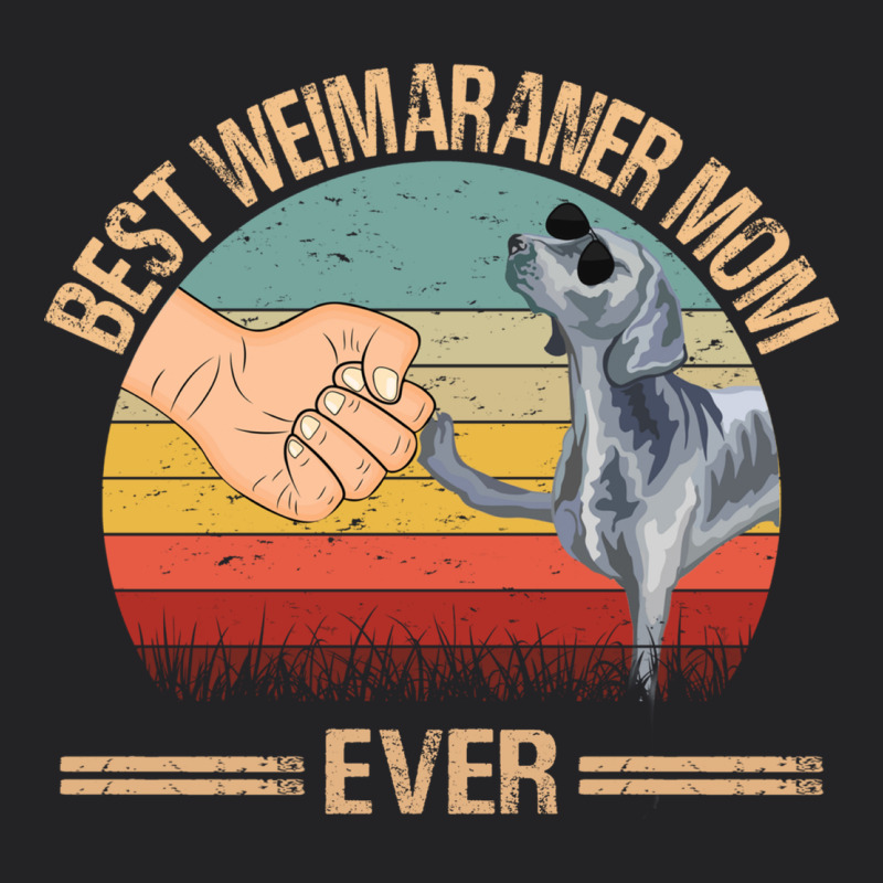 Best Weimaraner Mom Ever Mom Gift Mother's Day Vintage Tee by linhVisuals | Teevron