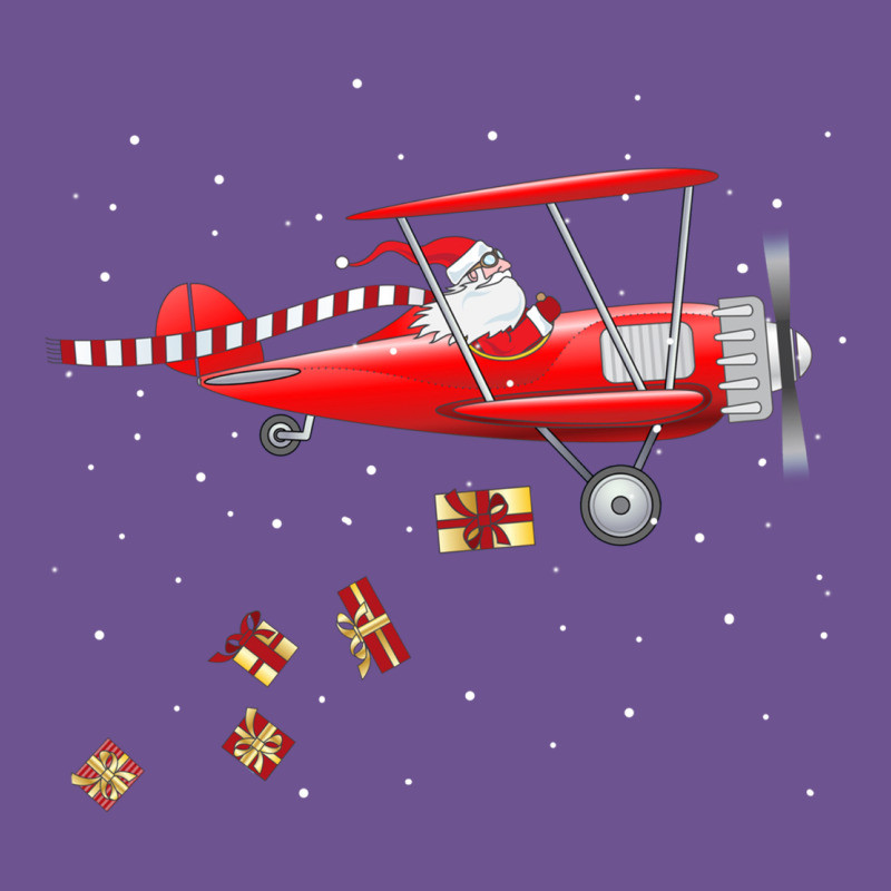 Christmas Santa Claus Pilot Flying Airplane Gift Tee Vintage Tee by linhVisuals | Teevron