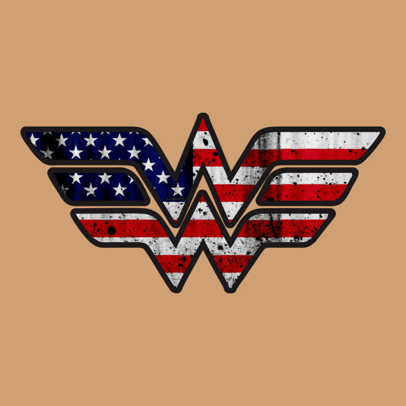 Wonder Woman American Flag Vintage Tee by linhVisuals | Teevron