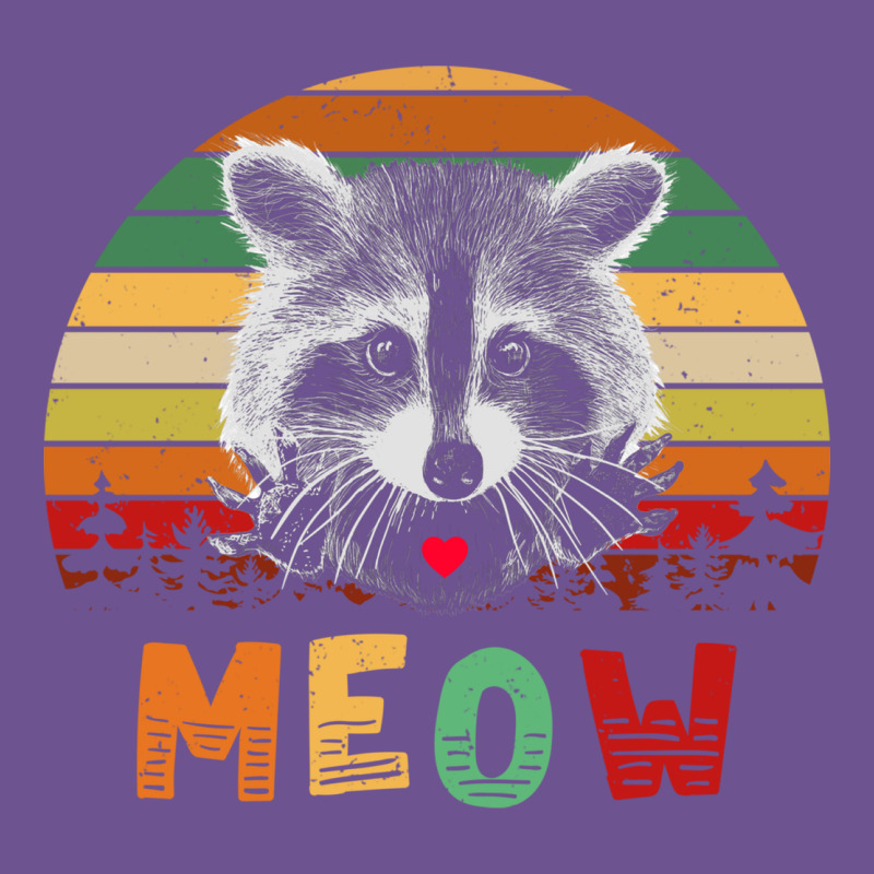 Funny Vintage Raccoon Meow Raccoon Lovers Vintage Tee by linhVisuals | Teevron
