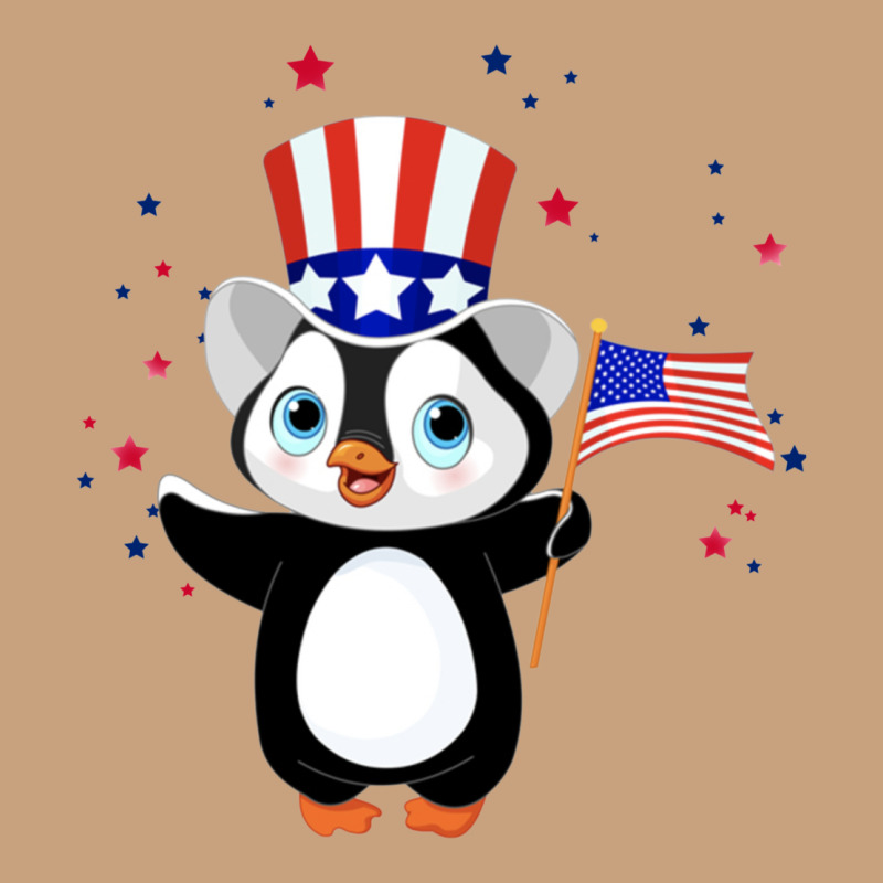 Penguin American 4th Of July Penguin American Flag Vintage Tee by linhVisuals | Teevron