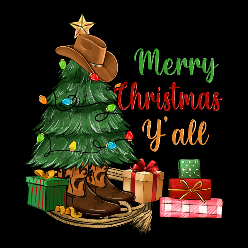 Merry Christmas Y'all Heavy Core Tee by MaliasSmallBusiness | Teevron