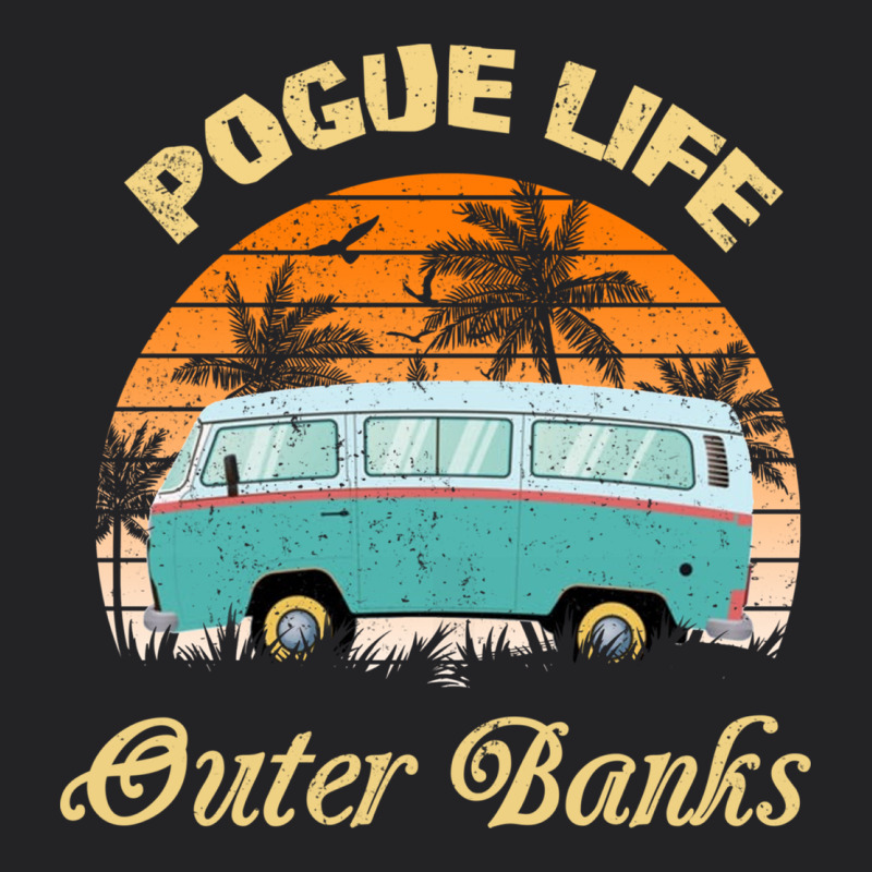Pogue Life Outer Banks Retro Vintage Sunny Vintage Tee by linhVisuals | Teevron