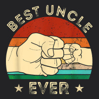 Vintage Best Uncle Ever Fist Bump Funny Uncle Fathers Day Vintage Tee | Teevron