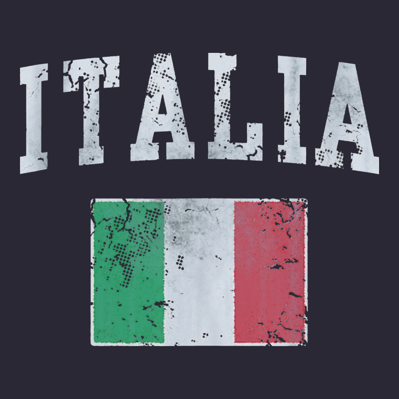 Vintage Italia Italian Flag Italy Italiano Vintage Tee by linhVisuals | Teevron