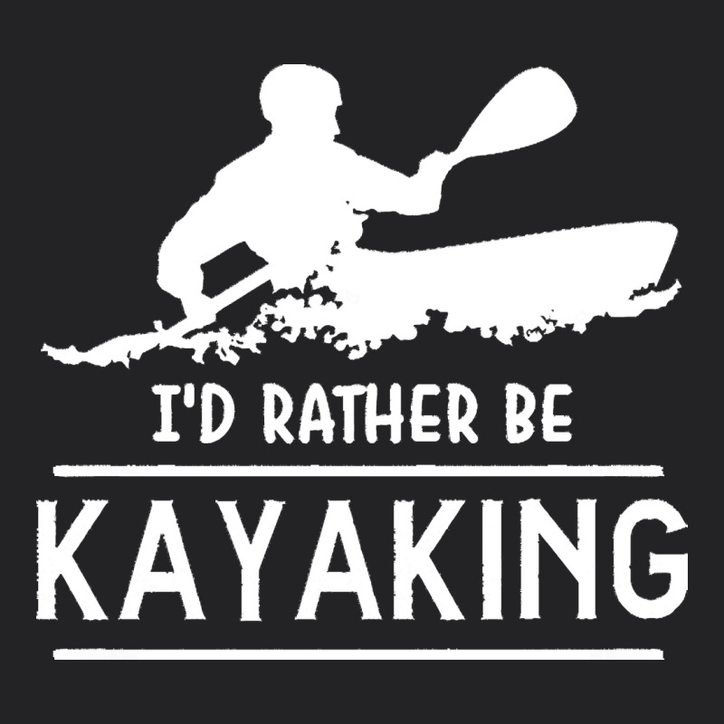 Kayaking T  Shirt I' D Rather Be At The Lake Kayaking T  Shirt Vintage Tee by linhVisuals | Teevron