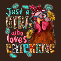Just A Girl Who Loves Chickens Heavy Core Tee | Teevron
