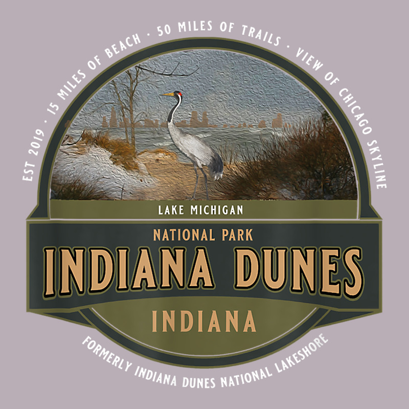 Indiana Dunes National Park Lake Michigan Beach Trails T Shirt Vintage Tee by linhVisuals | Teevron
