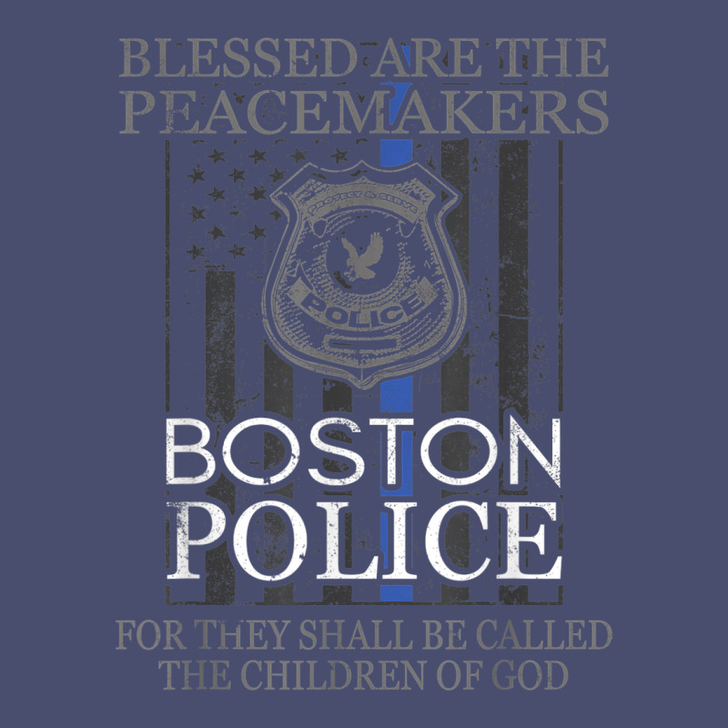 Boston Police Shirt Saint Michael Police Officer Prayer Vintage Tee by linhVisuals | Teevron