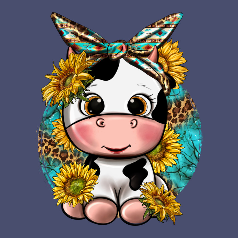 Cute Cow With Sunflower And Leopard Vintage Tee by texasbilliewilder | Teevron