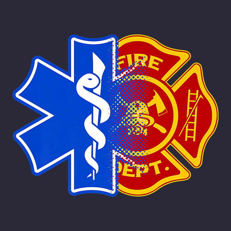 Emt Firefighter Ems Fire First Responder Premium Vintage Tee by linhVisuals | Teevron