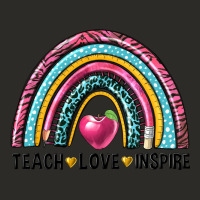 Rainbow Teach Love Inspire Heavy Core Tee | Teevron