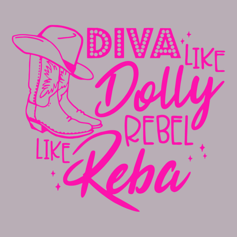 Reba Mcentire Diva Like Dolly Rebel Like Reba Vintage Tee by linhVisuals | Teevron