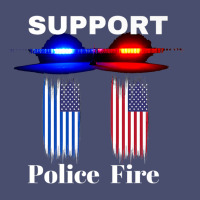 Support Our Police & Fire Departments   1st Responders Premium Vintage Tee | Teevron