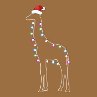 Santa Giraffe Christmas Color Led Vintage Tee | Teevron