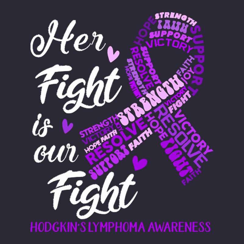 Hodgkins Lymphoma Awareness T  Shirt Hodgkin's Lymphoma Awareness Her Vintage Tee by linhVisuals | Teevron