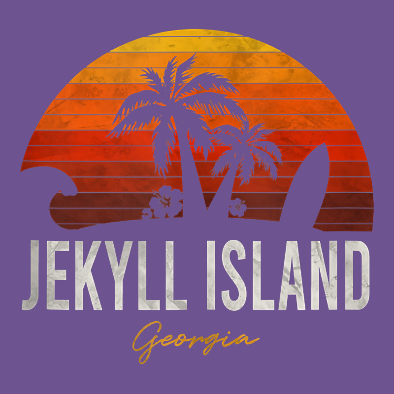 Jekyll Island Beach Georgia Ga Palms Vacation Surf Sundown Tank Top Vintage Tee by linhVisuals | Teevron