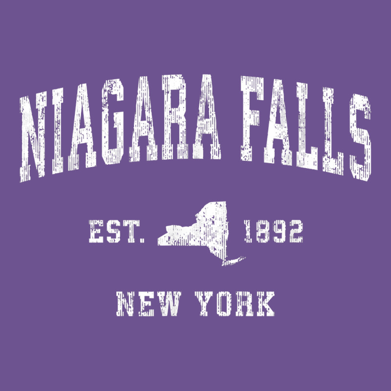 Niagara Falls New York Ny Vintage Athletic Sports Design T Shirt Vintage Tee by linhVisuals | Teevron