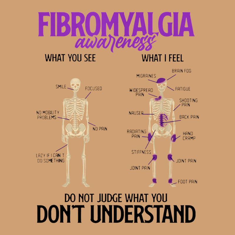Fibromyalgia Awareness Do Not Judge What You Dont Understand Vintage Tee by linhVisuals | Teevron