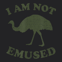 Funny Not Emu Sed Emu   Not Amused Ostrich Bird Vintage Tee | Teevron