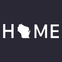 Home In Wisconsin Love U.s Vintage Tee | Teevron