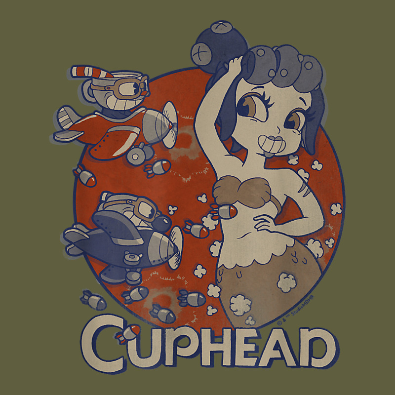 Cuphead Cala Maria Airplane Attack T Shirt Vintage Tee by linhVisuals | Teevron