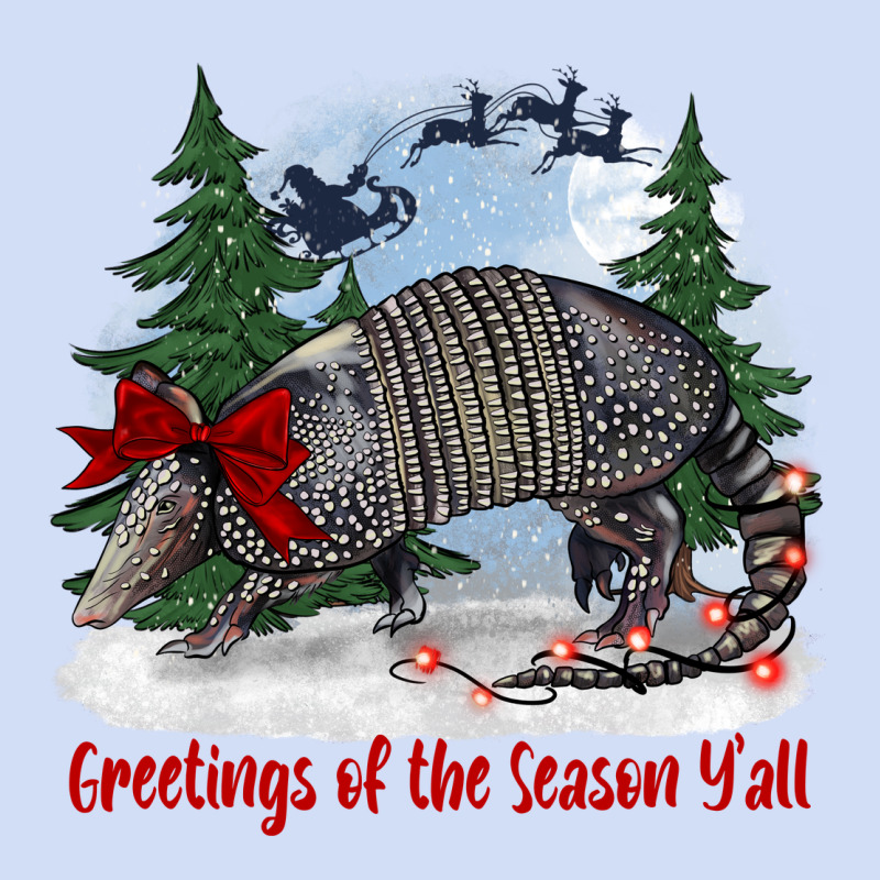 Greetings Of The Season Y'all With Armadillo Urban Hoodie by BarkalooDesign | Teevron