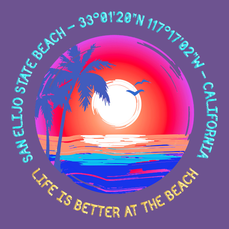 San Elijo State Beach T  Shirt San Elijo State Beach, Encinitas, Calif Vintage Tee by linhVisuals | Teevron