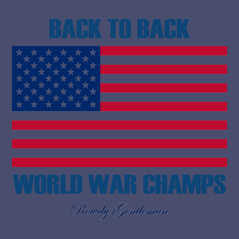 Back To Back World War Champs Back [tw] Vintage Tee by linhVisuals | Teevron