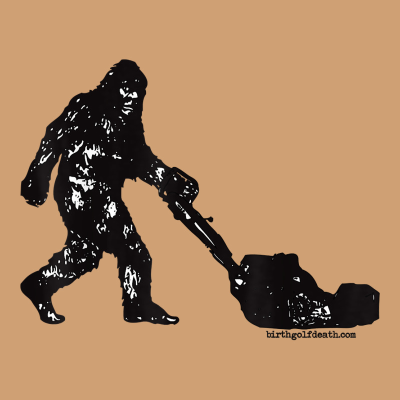 Mens Mowing Bigfoot   Golf Course Superintendent Maintenance Turf T Sh Vintage Tee by linhVisuals | Teevron
