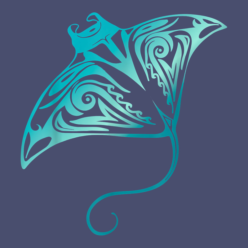 Hawaii Tribal Manta Ray Hawaiian Shirt Shark Lover T Shirt Vintage Tee by linhVisuals | Teevron
