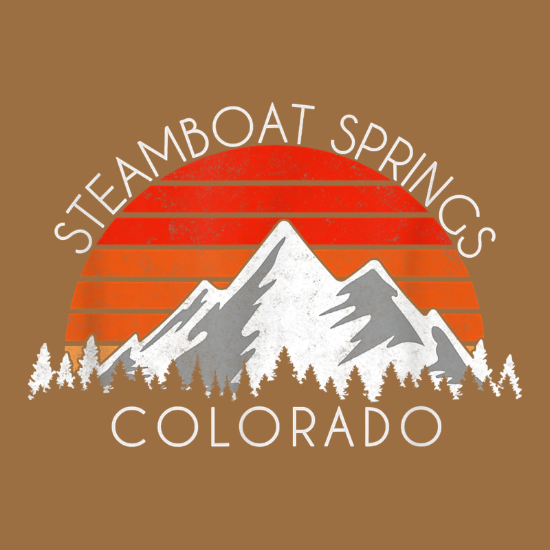 Retro Vintage Steamboat Springs Colorado Distressed T Shirt Vintage Tee by linhVisuals | Teevron