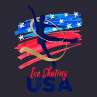 Ice Skating Dance Support The Team Tshirt Usa Flag T Shirt Vintage Tee | Teevron
