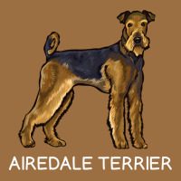 Airedale Terrier Crazy Dog Lover Sweatshirt Vintage Tee | Teevron