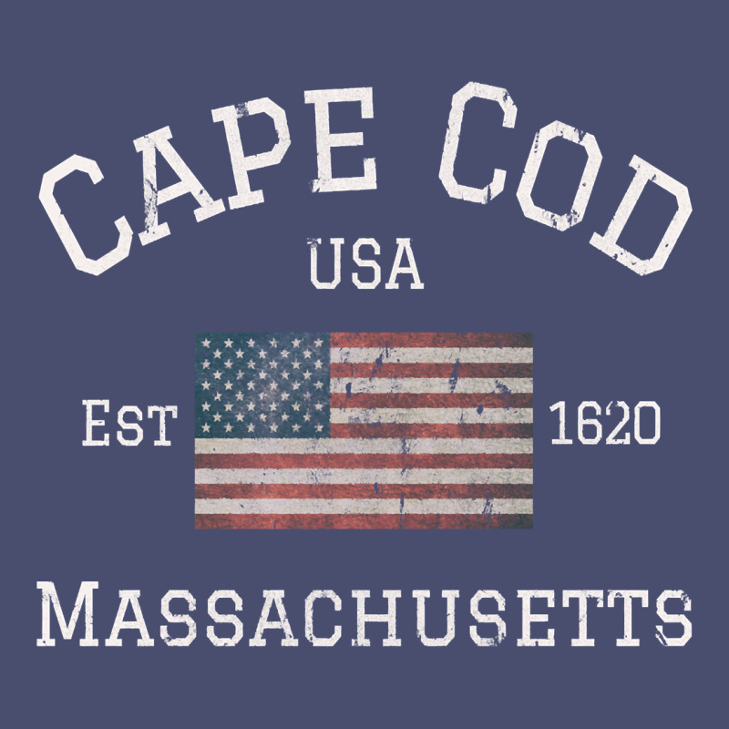 Cape Cod Massachusetts American Flag Usa Travel Vintage Pullover Hoodi Vintage Tee by linhVisuals | Teevron