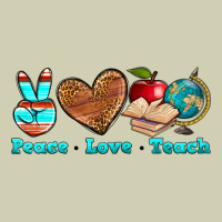 Peace Love Teach Heavy Core Tee | Teevron