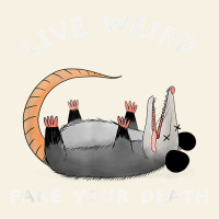 Funny Opossum Possum Tee Live Weird Fake Your Death T Shirt Vintage Tee | Teevron