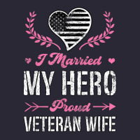 I Married My Hero Proud Veteran Wife Usa Military Husband T Shirt Vintage Tee | Teevron