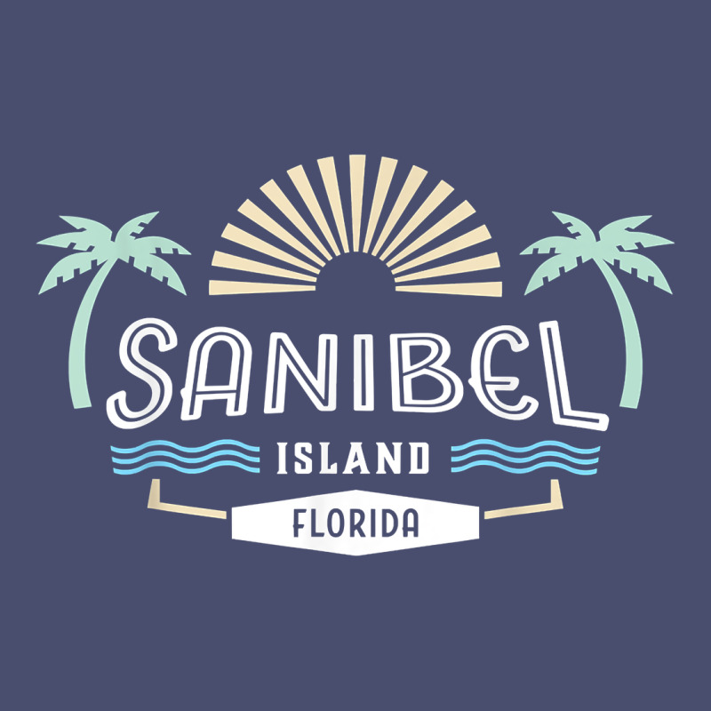 Sanibel Island Retro Style Florida T Shirt Vintage Tee by linhVisuals | Teevron