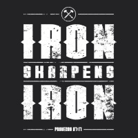 Iron Sharpens Iron Proverbs Christian Bible Verse Religious Pullover H Vintage Tee | Teevron