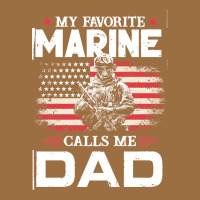 My Favorite Marine Calls Me Dad T  Shirt Father's Day Flag My Favorite Vintage Tee | Teevron