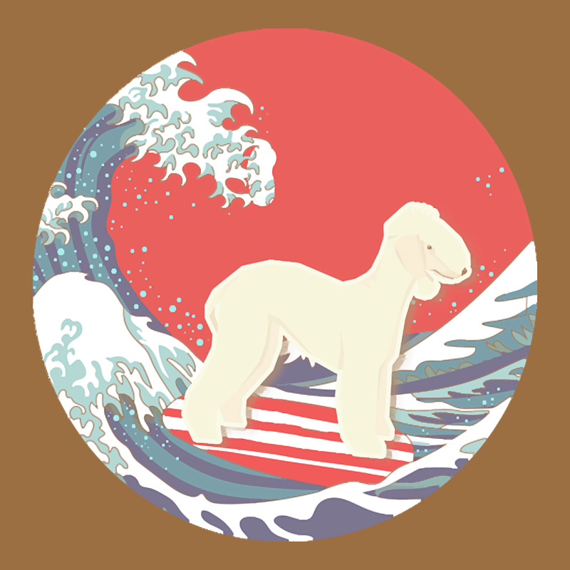 Bedlington Terrier T  Shirt Bedlington Terrier Gifts   Ocean Waves Sur Vintage Tee by linhVisuals | Teevron