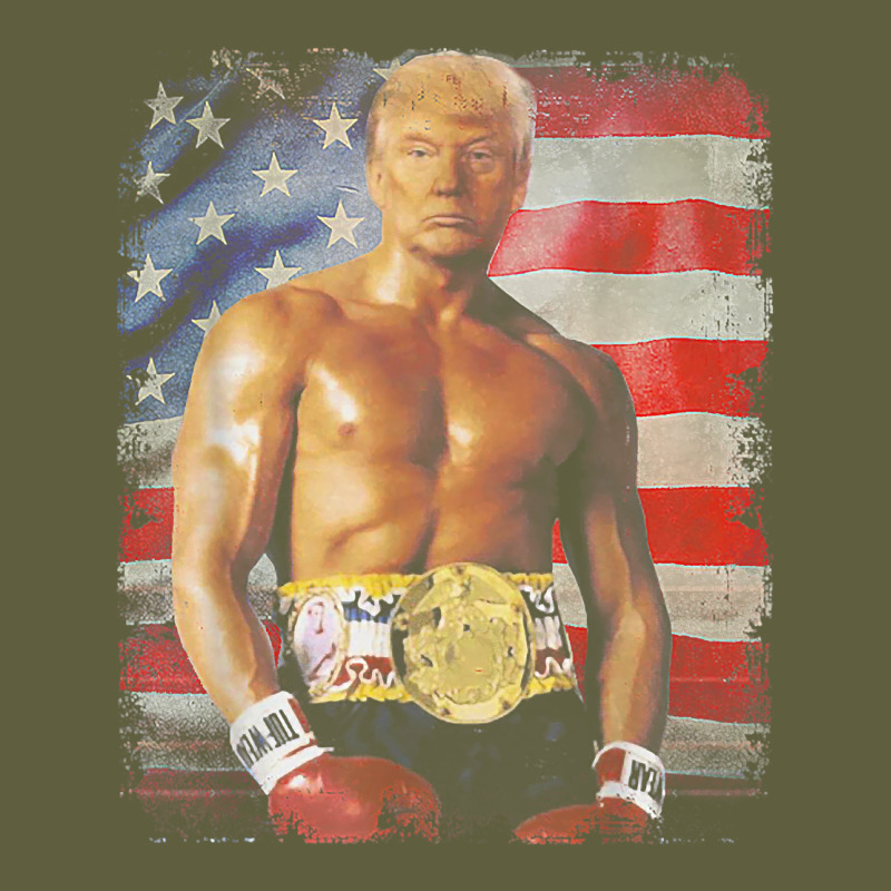 Funny Boxer Trump Trump Rocky Meme T Shirt Vintage Tee by linhVisuals | Teevron