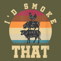 Id Smoke That Funny Smoked Pork Meat Lover Bbq Gift Barbecue T Shirt Vintage Tee | Teevron