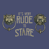 It's Very Rude To Stare Labyrinth Door Knocker Tank Top Vintage Tee | Teevron