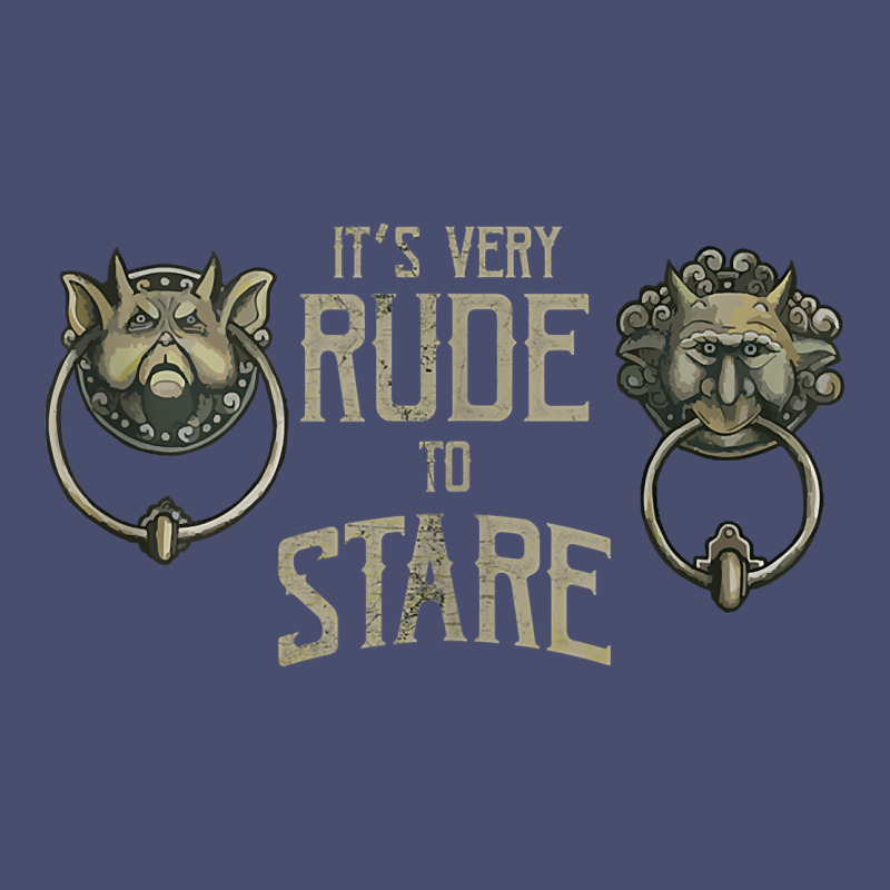 It's Very Rude To Stare Labyrinth Door Knocker Tank Top Vintage Tee by linhVisuals | Teevron